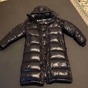 Aritzia Super Puff Long Black Jacket